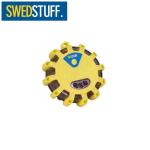 SWEDSTUFF WARNING LIGHT PUCKEN 100H WITH FLASHLIGHT